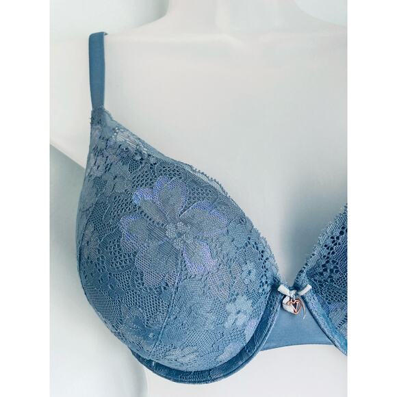 Victoria's Secret Bra Body by Victoria Perfect Shape 32DDD Blue Perfect Shape - Picture 3 of 10